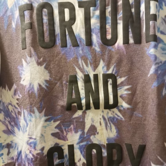 🎁🆕Guess Printed Tee Fortune & Glory Blue US XS - Picture 5 of 6